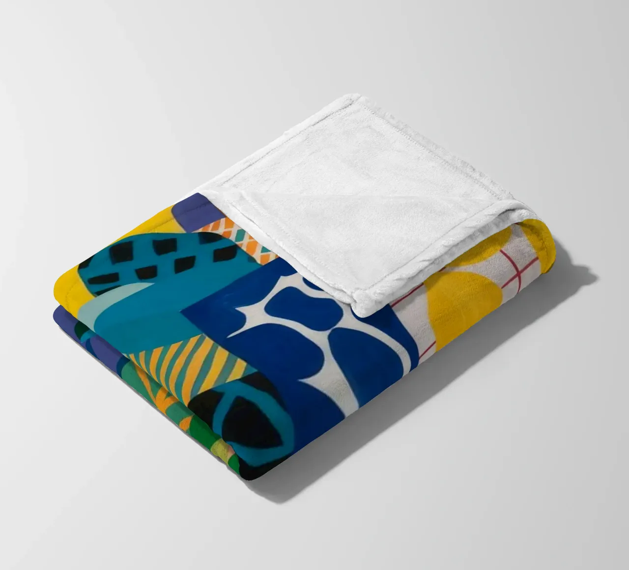 Piatto al limone Labirinto coperta in pile da Dawn Light