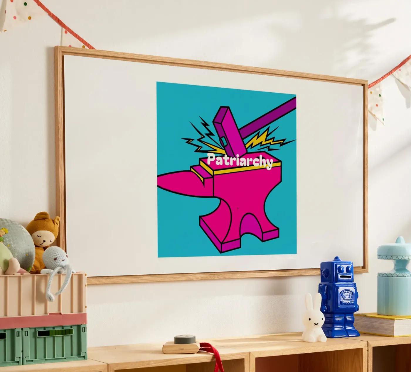 Patriarchy Acryl-Glas von cashorcrash