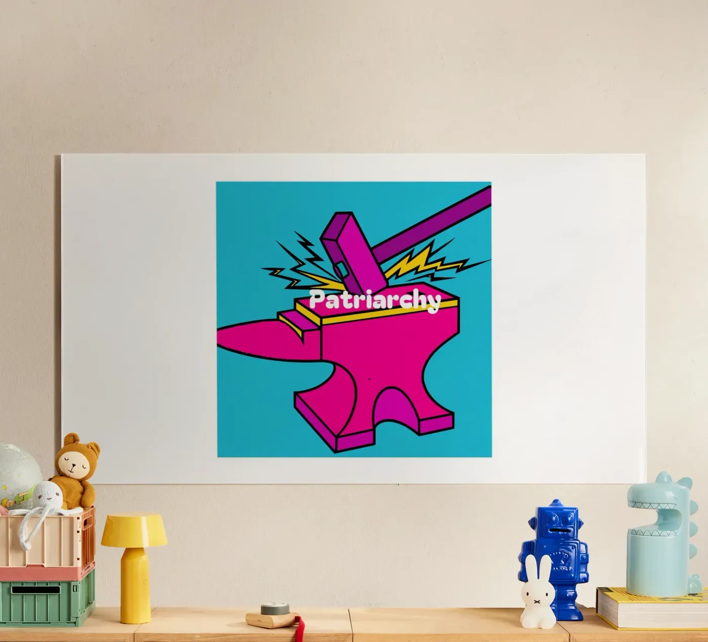 Patriarchy Acryl-Glas von cashorcrash