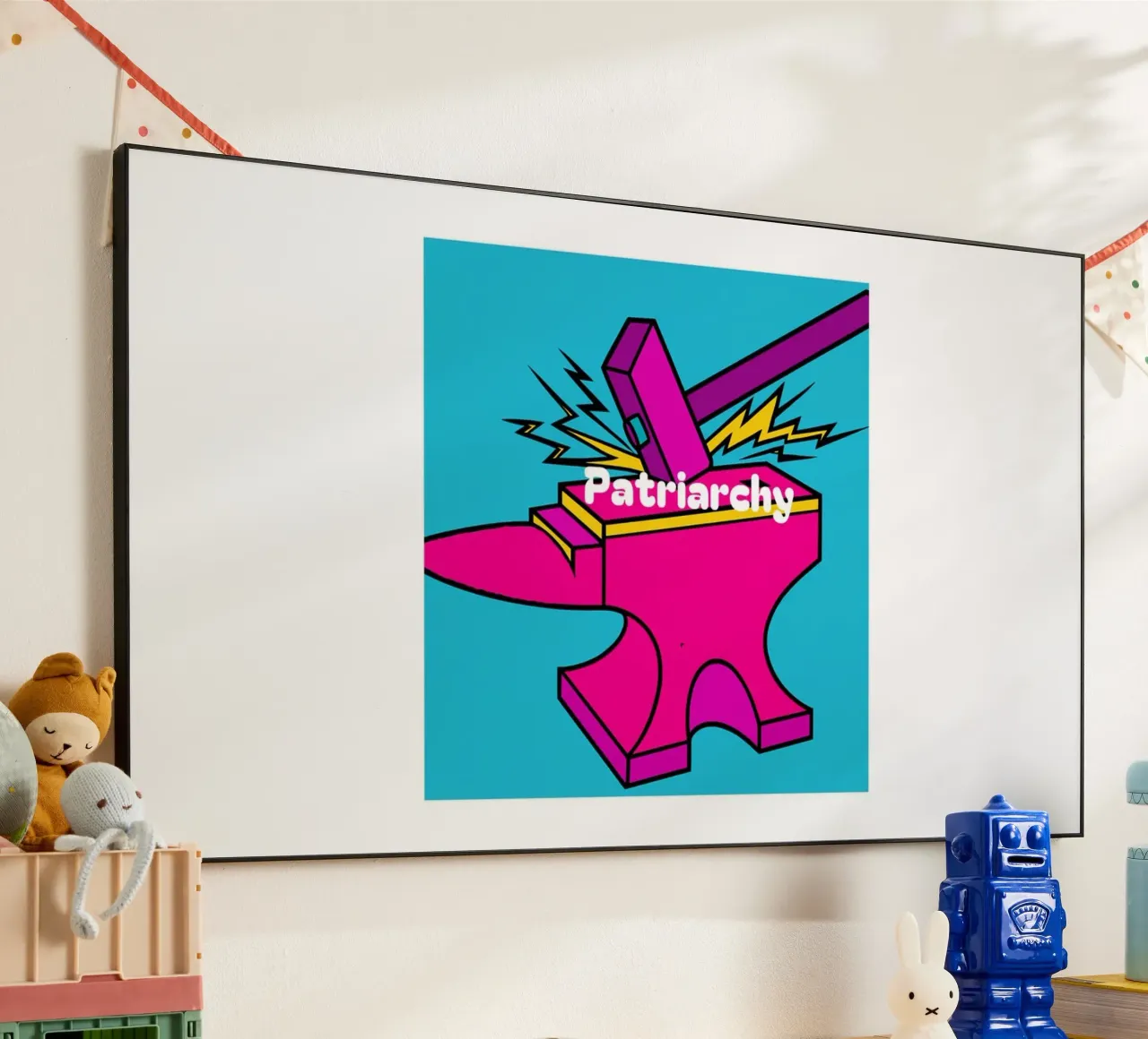 Patriarchy alluminio dibond da cashorcrash