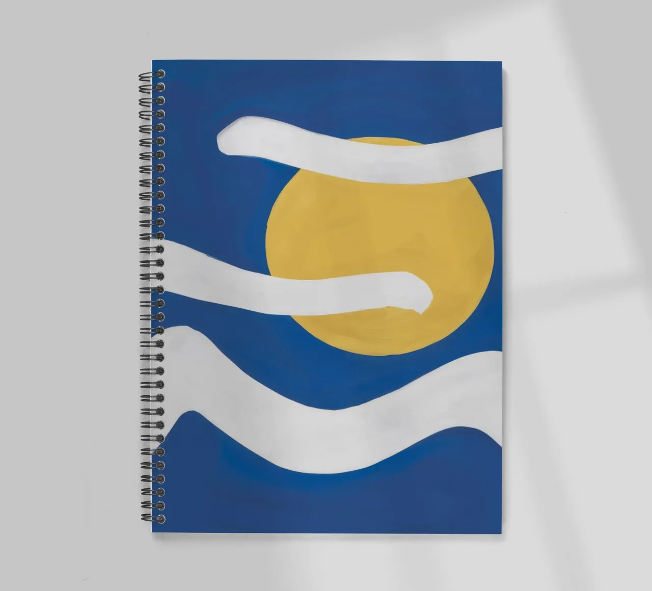 Azure Dream Waves spiral notebook by Dawn Light