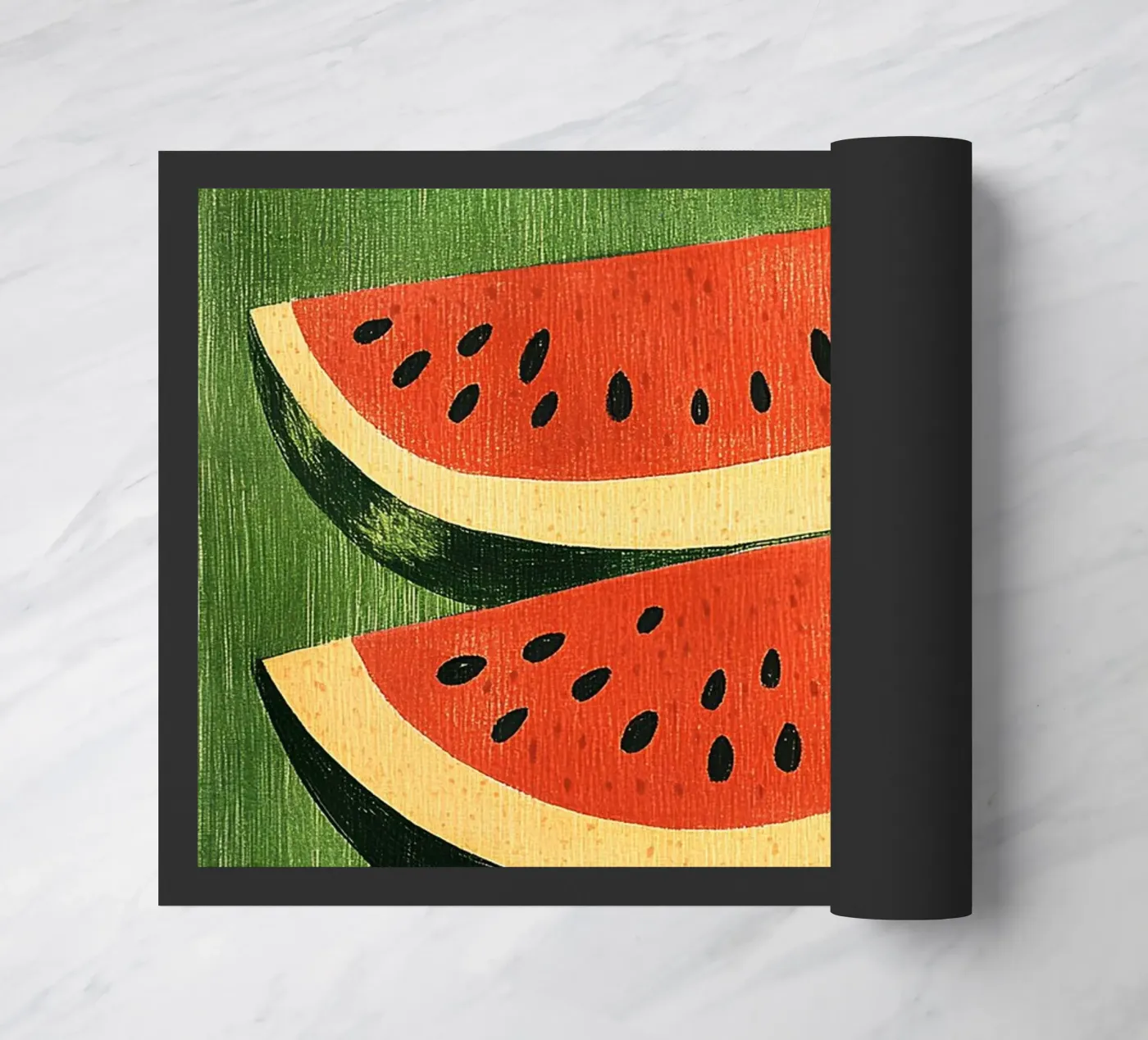 Watermelon paillasson de Curious Canvas