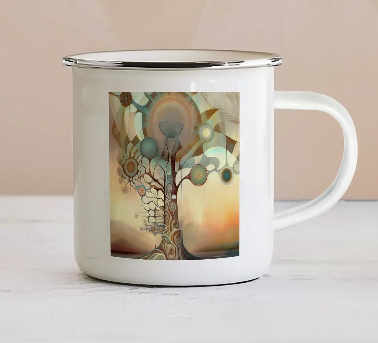 Arte da parete di Imagine tazza in smalto da Imagine