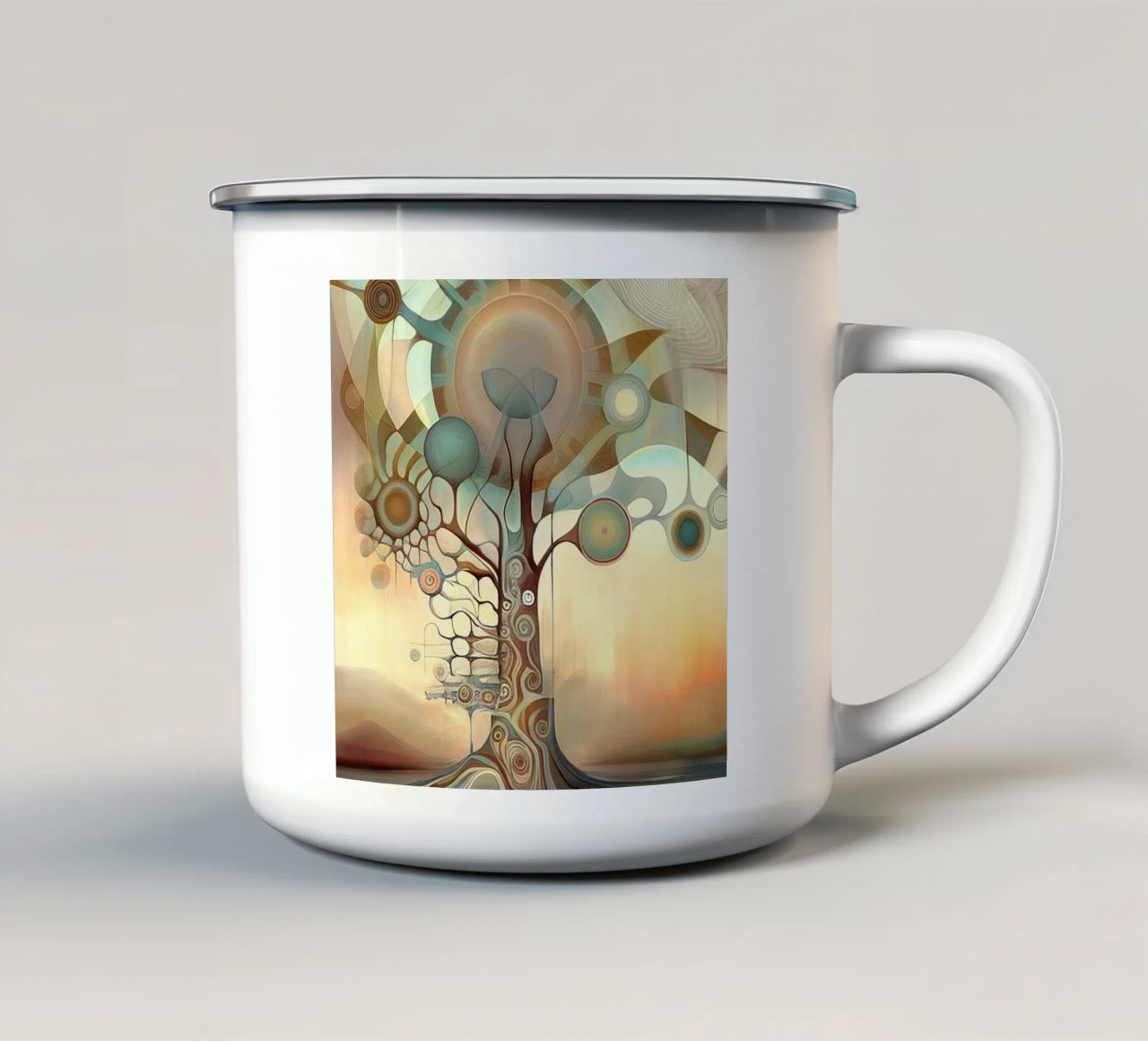 Wandkunst von Imagine Emaille Tasse von Imagine