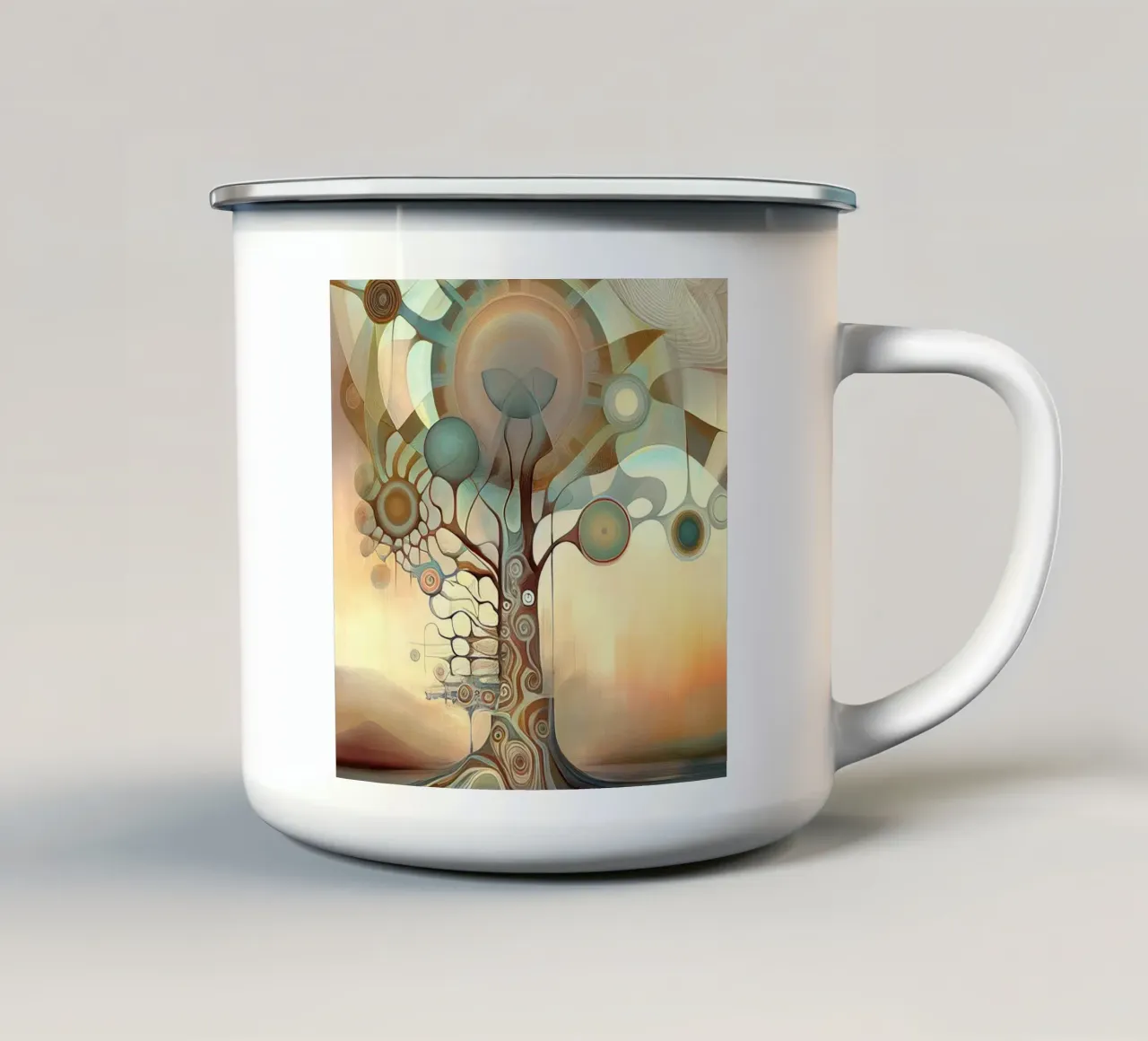 Arte da parete di Imagine tazza in smalto da Imagine