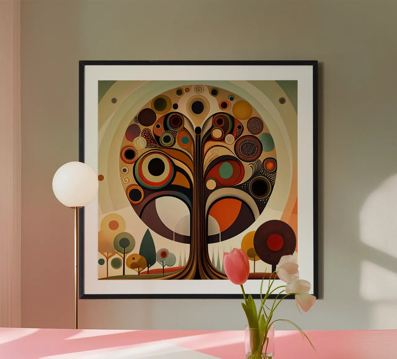 Arte da parete di Imagine poster con telaio in plastica da Imagine