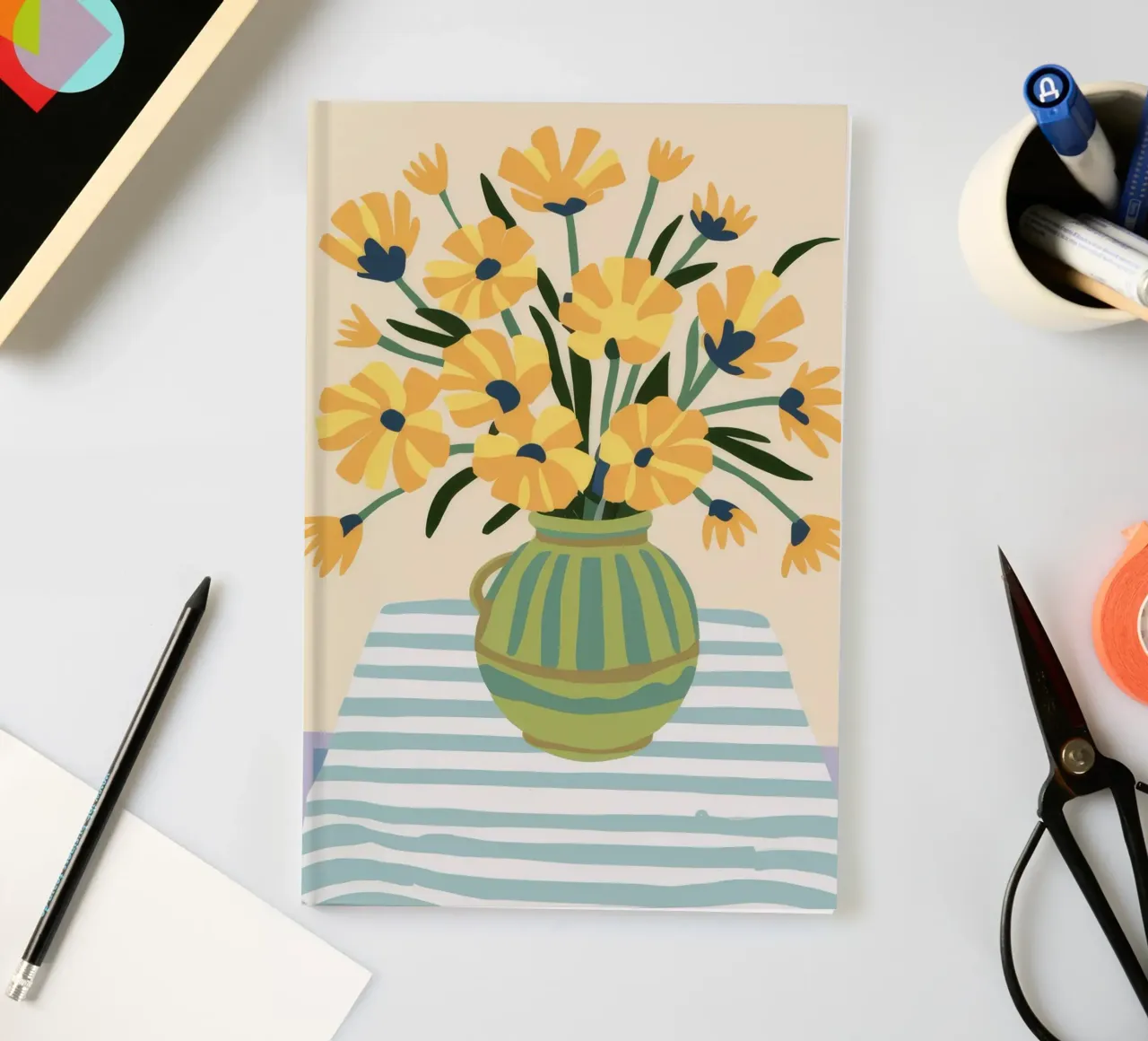 Golden Bloom Serenity carnet de notes de Dawn Light