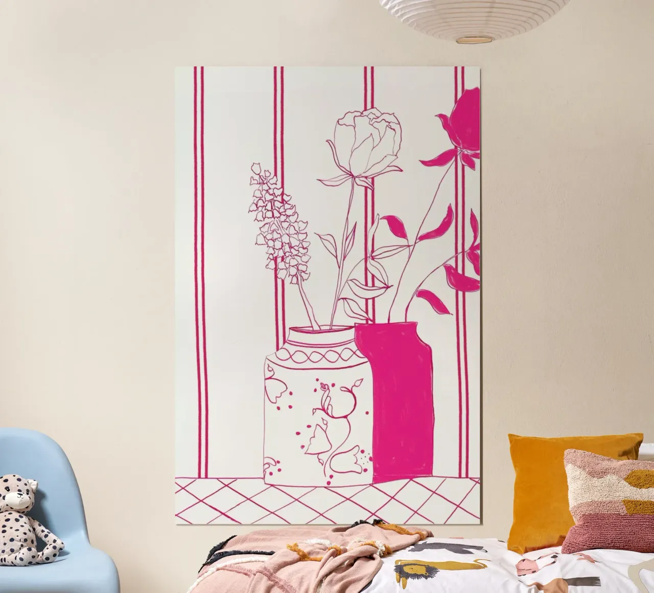 Spanish Vaiselle Study poster with aluminum frame by Berserk Prints by Maria M.C.