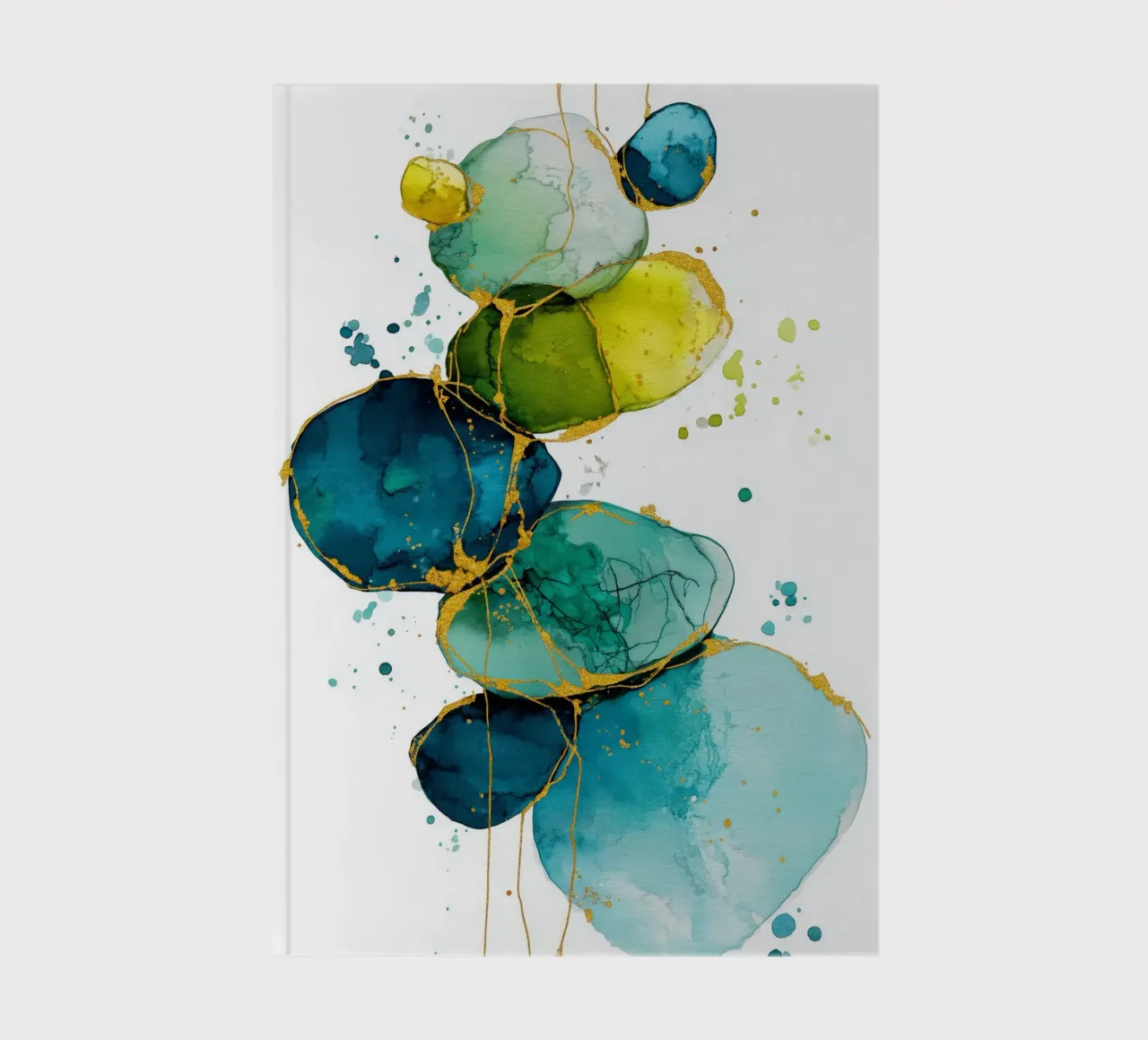 Abstraction no 5 notebook by Justyna Jaszke JBJart