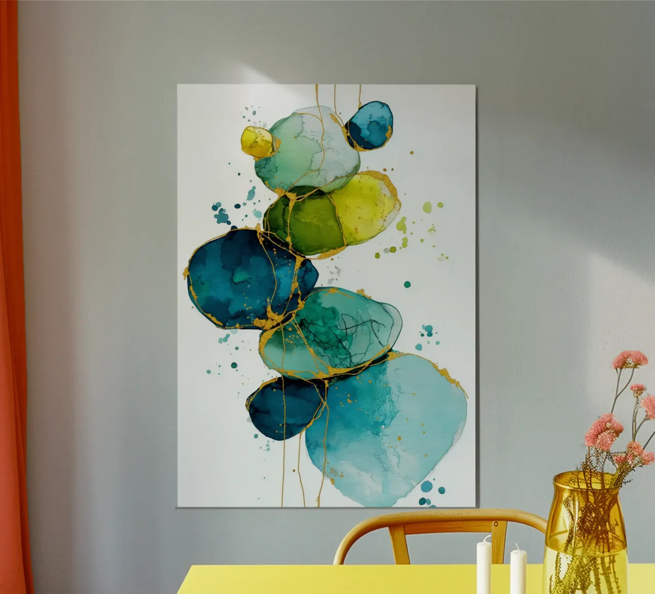 Abstraction no 5 hahnemühle by Justyna Jaszke JBJart
