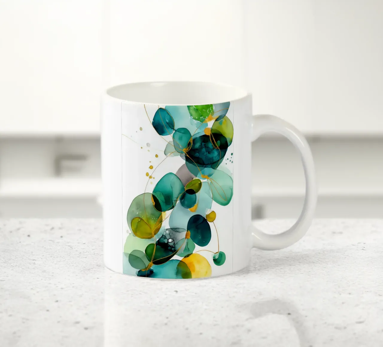 Astrazione n. 6 tazza in ceramica da Justyna Jaszke JBJart