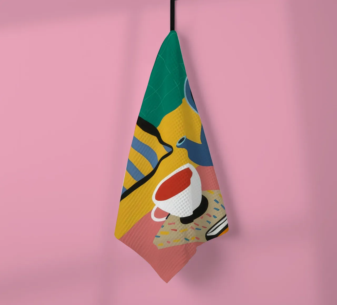 Pause lecture céruléenne torchon de Dawn Light