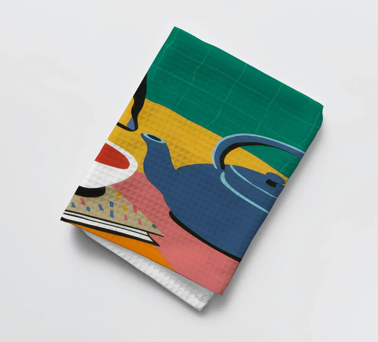 Pause lecture céruléenne torchon de Dawn Light