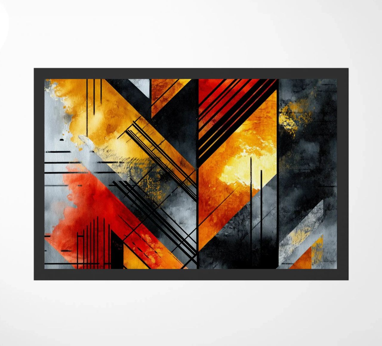 Abstraction no 7 paillasson de Justyna Jaszke JBJart