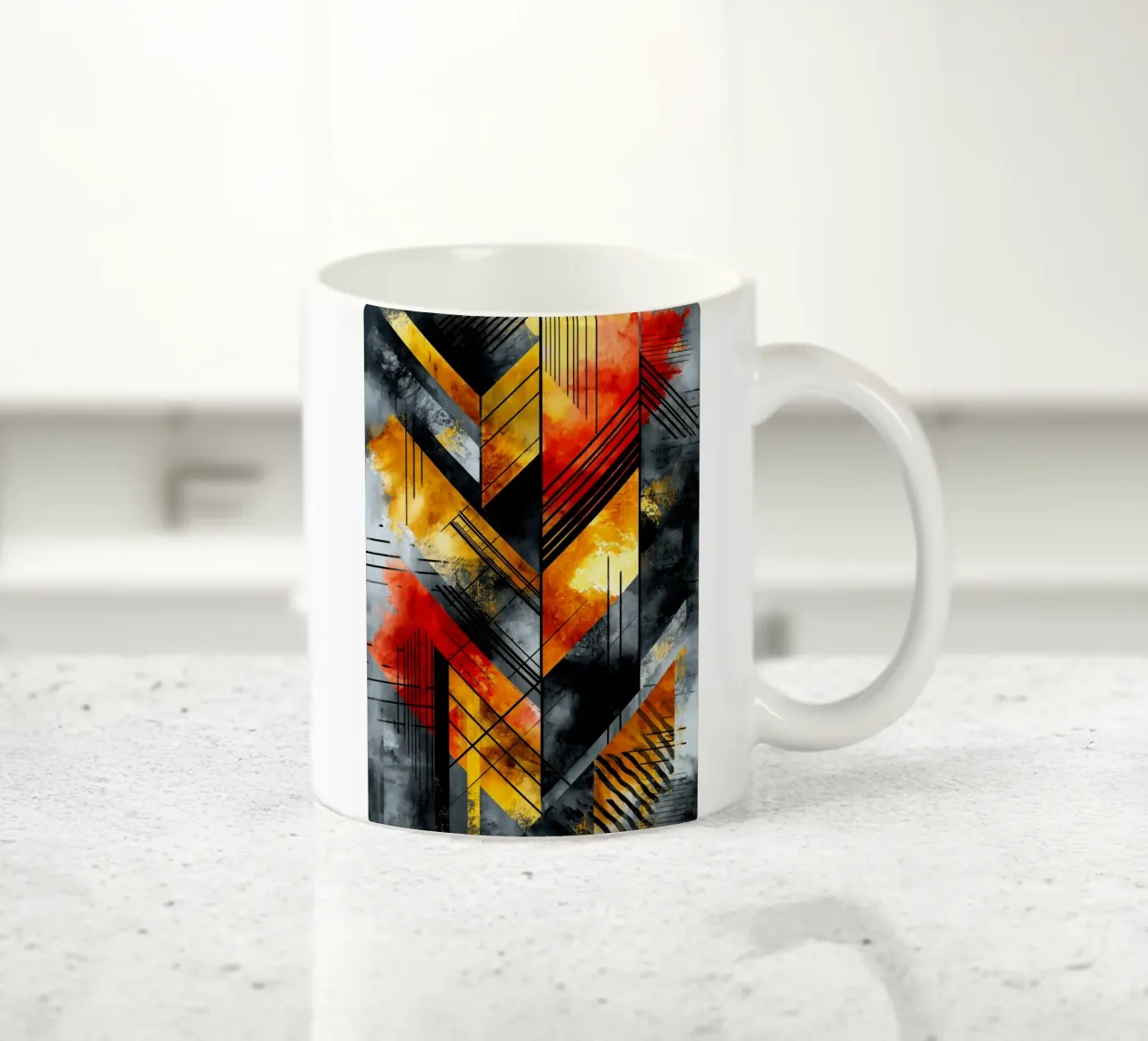 Astrazione n. 7 tazza in ceramica da Justyna Jaszke JBJart
