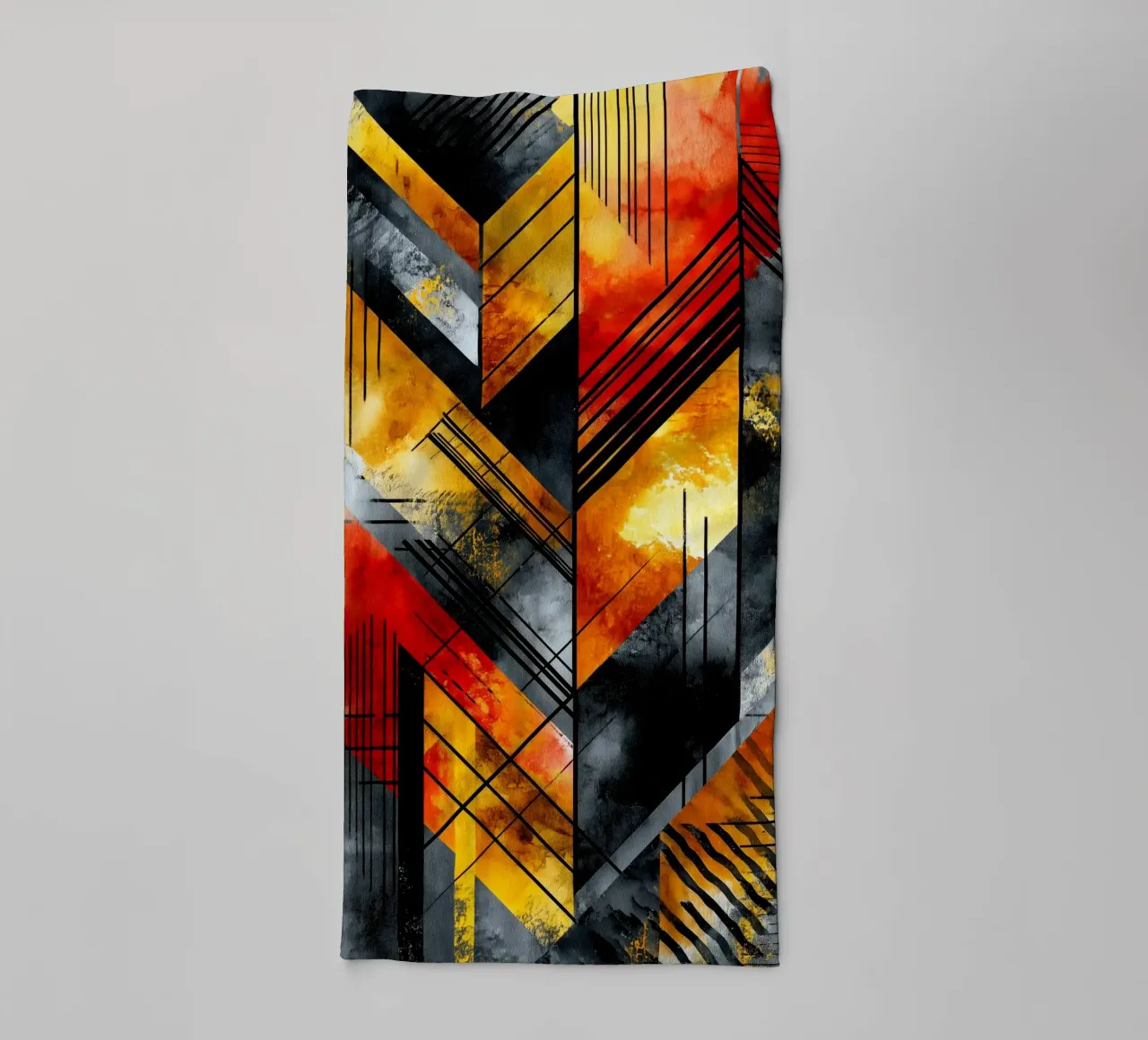 Abstraction no 7 towel by Justyna Jaszke JBJart