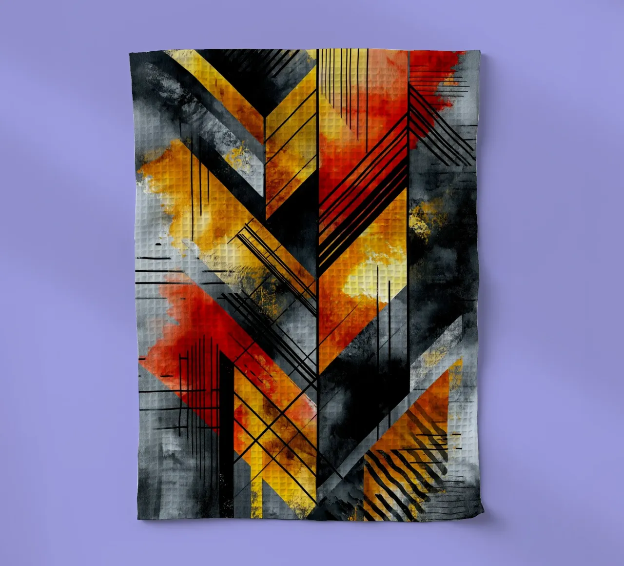 Abstraction no 7 torchon de Justyna Jaszke JBJart