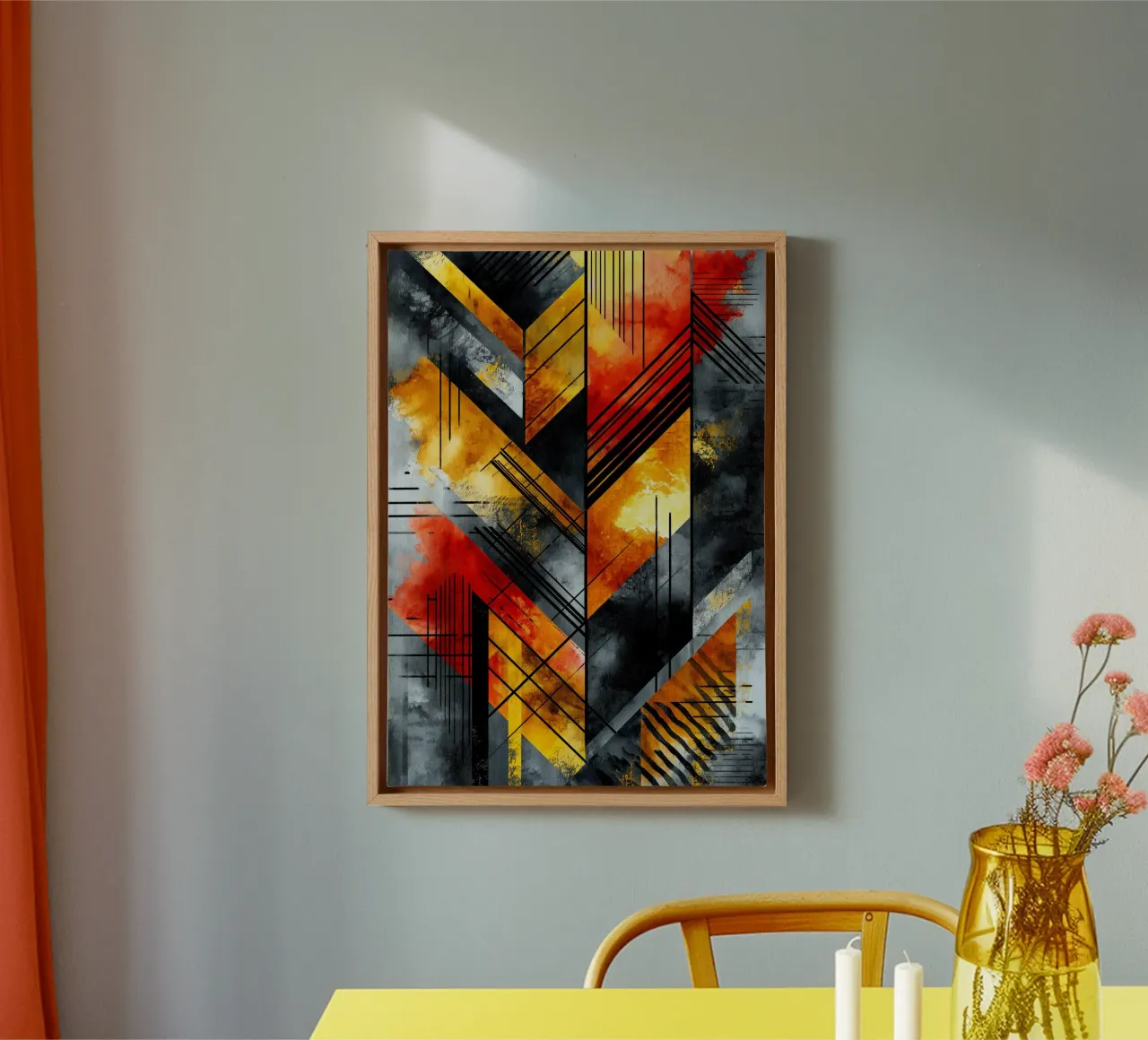 Abstraction no 7 canvas by Justyna Jaszke JBJart