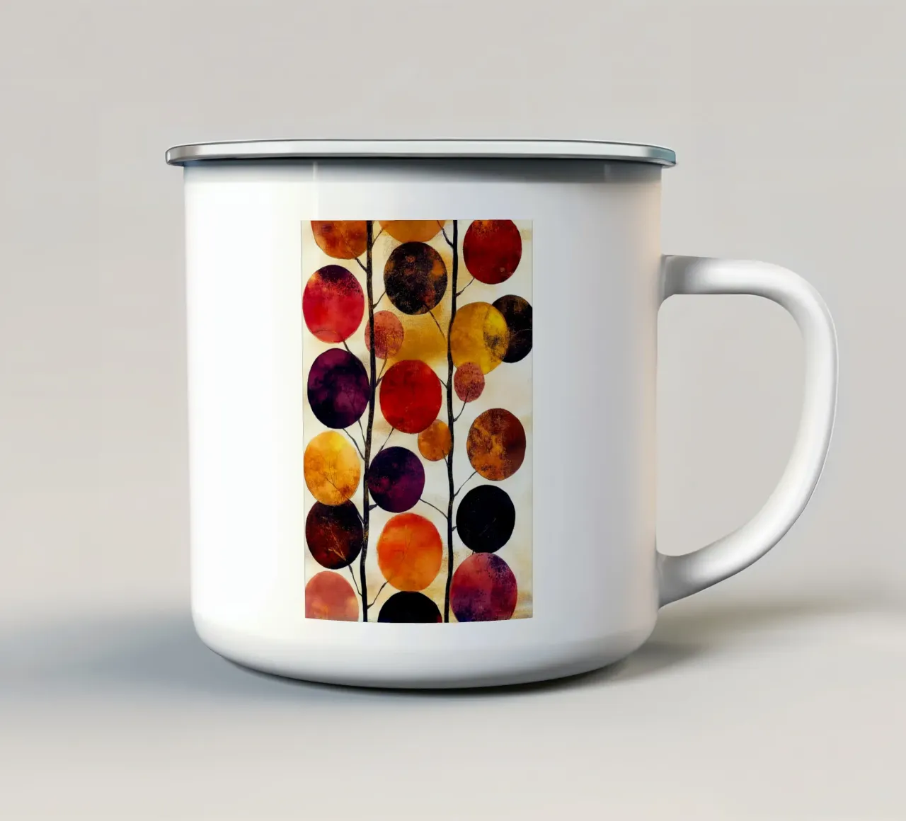 Astrazione n. 10 tazza in smalto da Justyna Jaszke JBJart