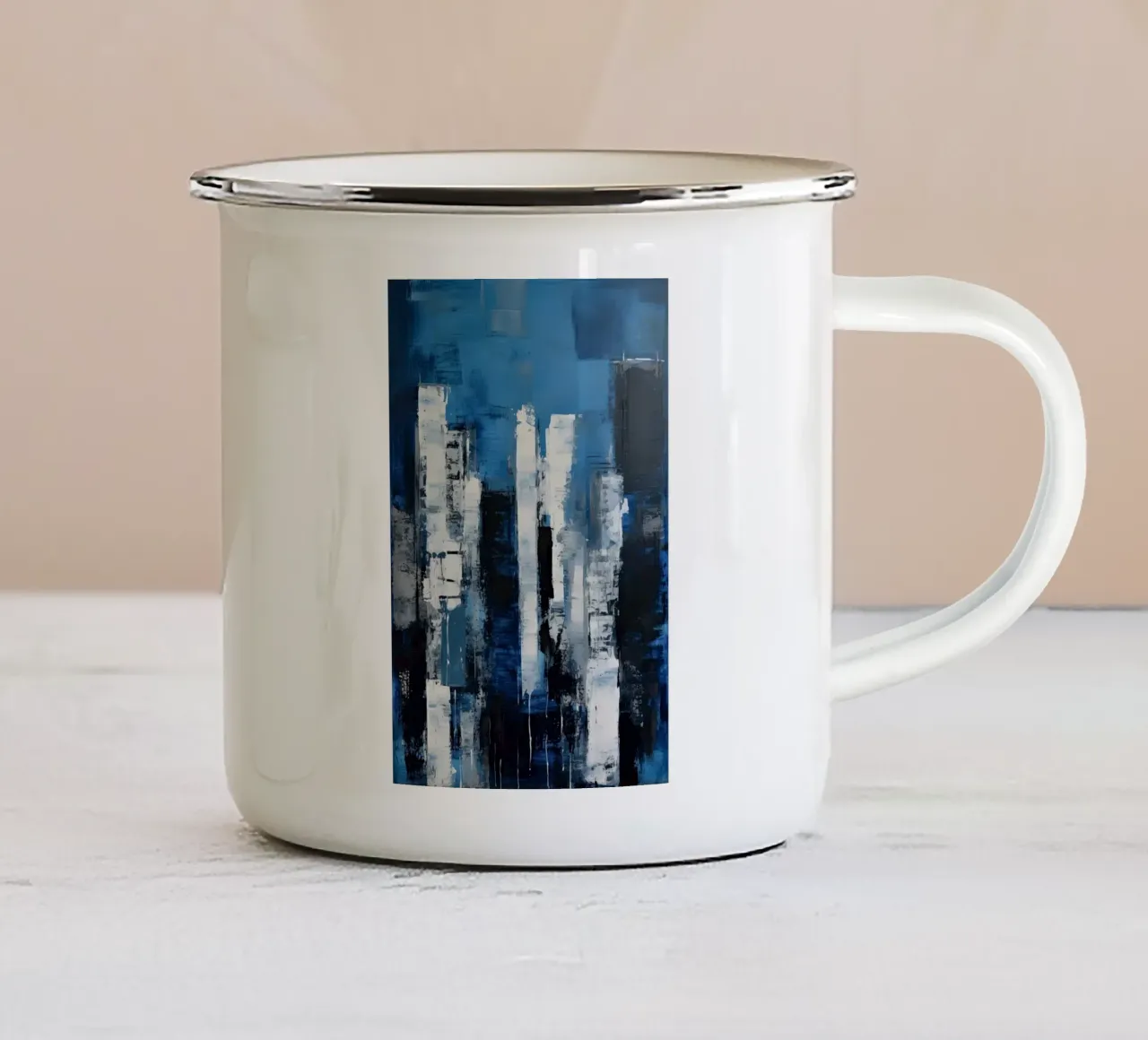 Arte da parete di Imagine tazza in smalto da Imagine