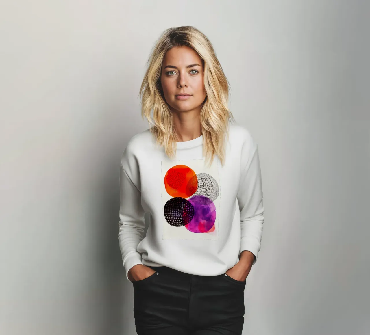 Astrazione n. 11 felpa da Justyna Jaszke JBJart