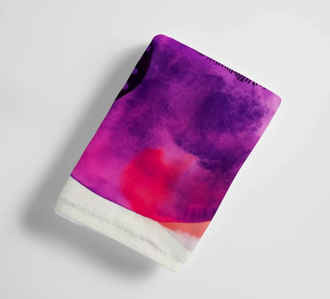 Abstraction no 11 towel by Justyna Jaszke JBJart