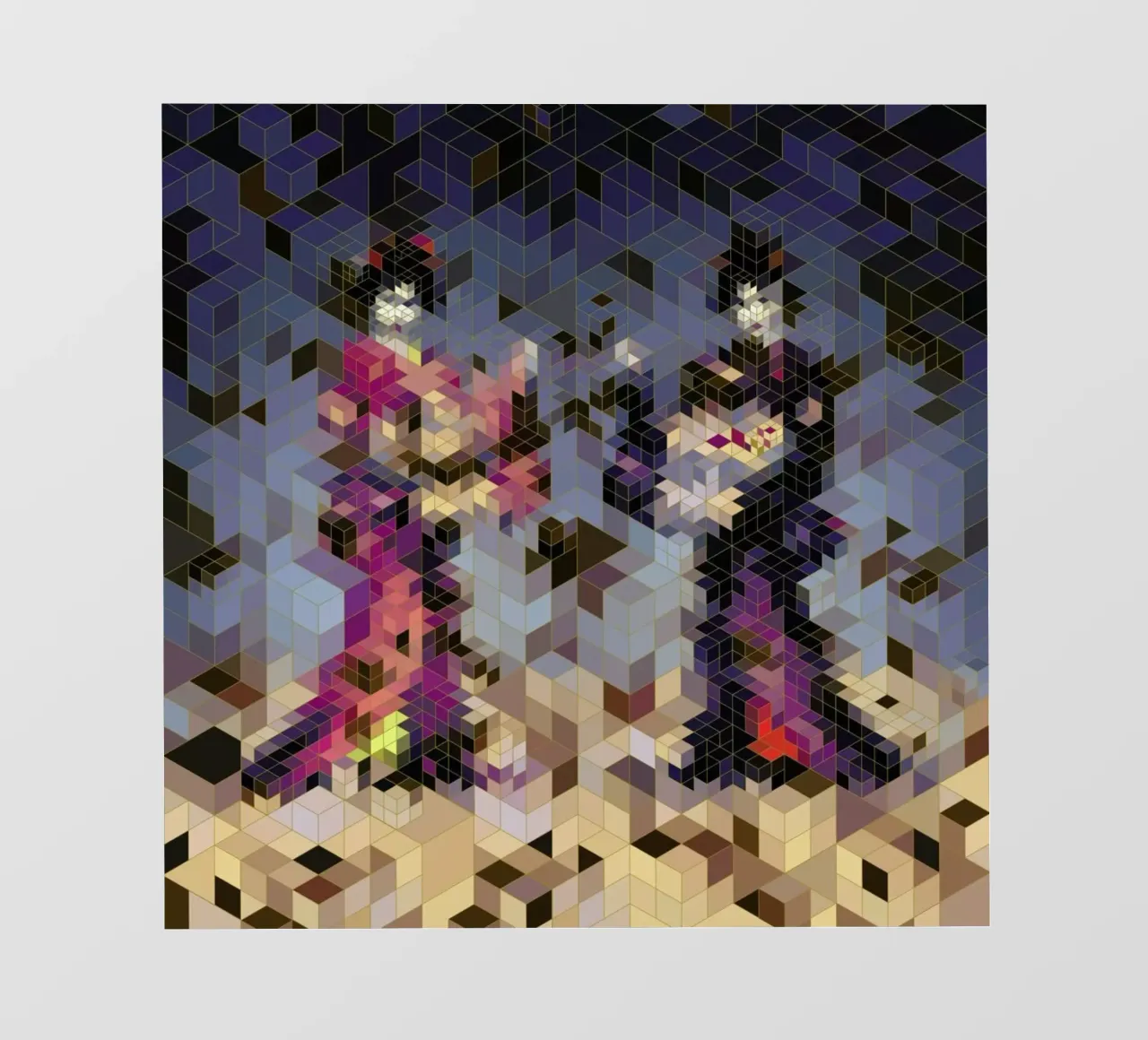 Two Geishas telo in pvc da Angelo Cerantola