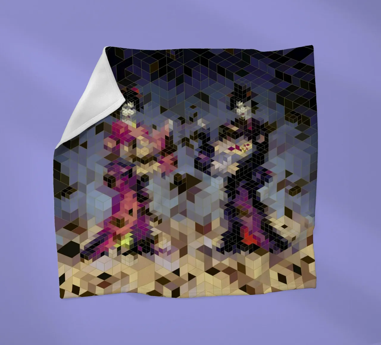 Two Geishas coperta in pile da Angelo Cerantola