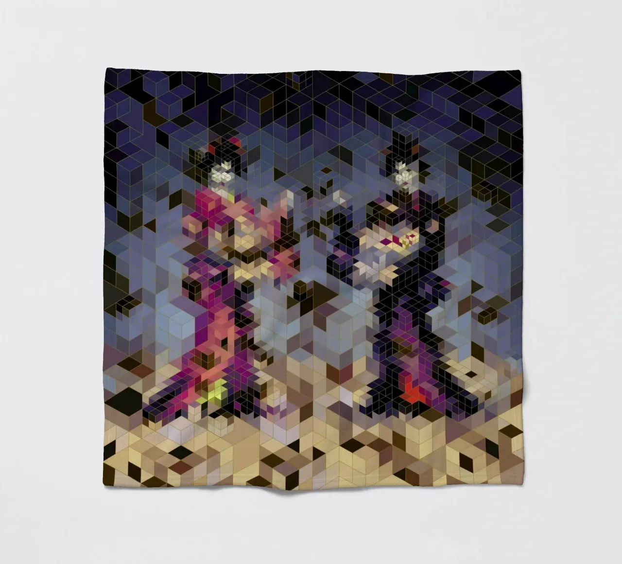 Two Geishas coperta in pile da Angelo Cerantola