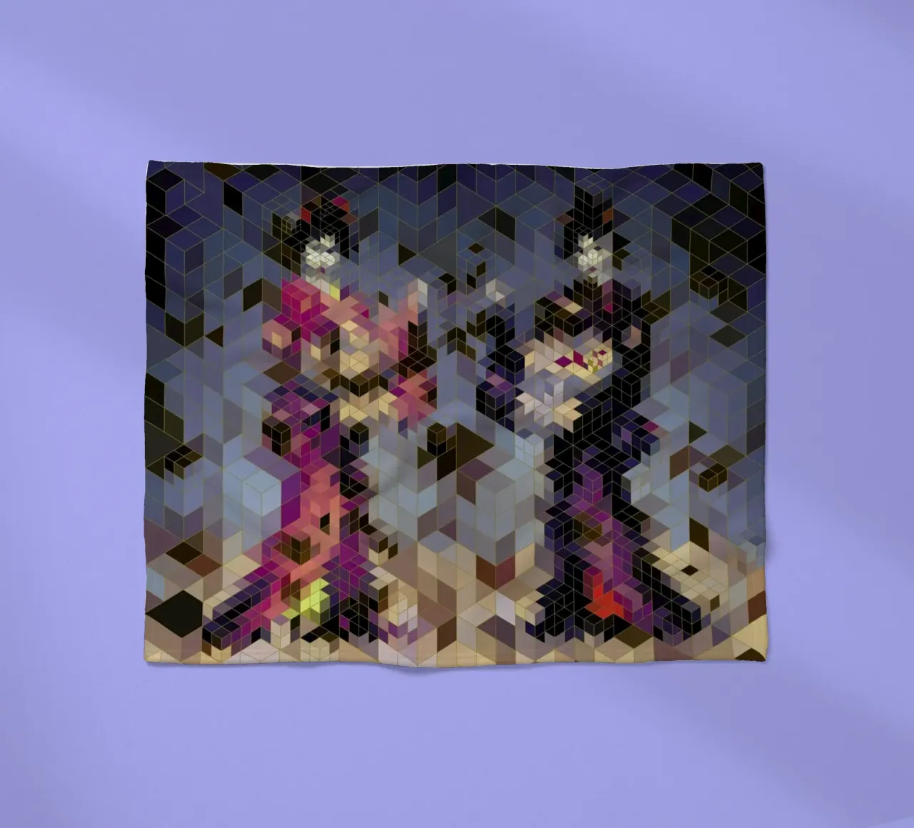 Two Geishas coperta in pile da Angelo Cerantola