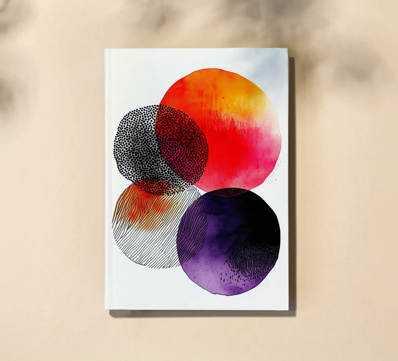 Abstraction no 12 notebook by Justyna Jaszke JBJart