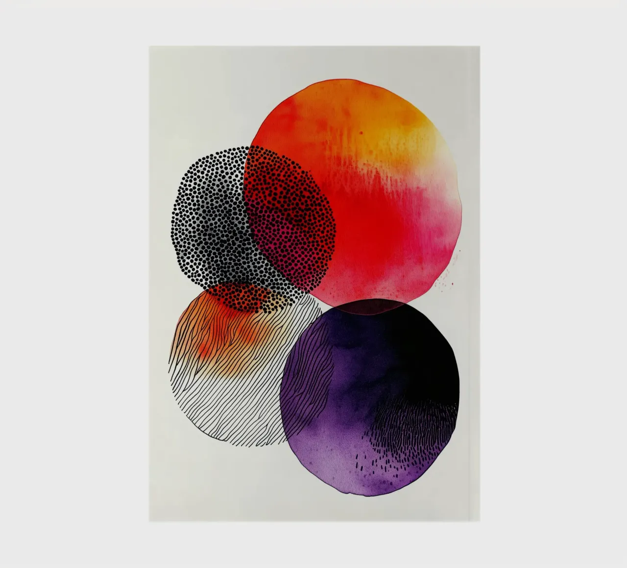 Abstraction no 12 notebook by Justyna Jaszke JBJart