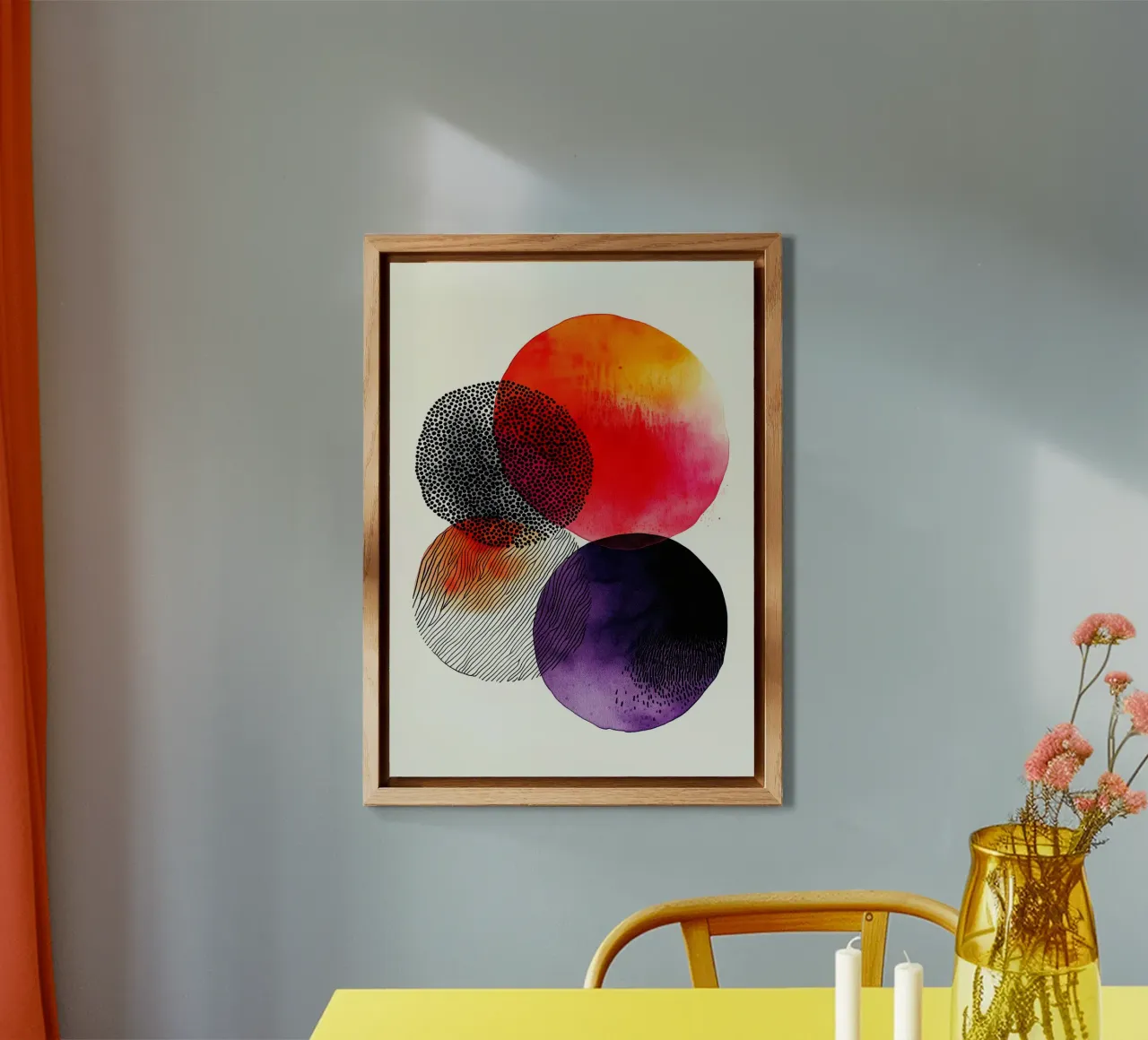 Abstraction no 12 forex plate by Justyna Jaszke JBJart