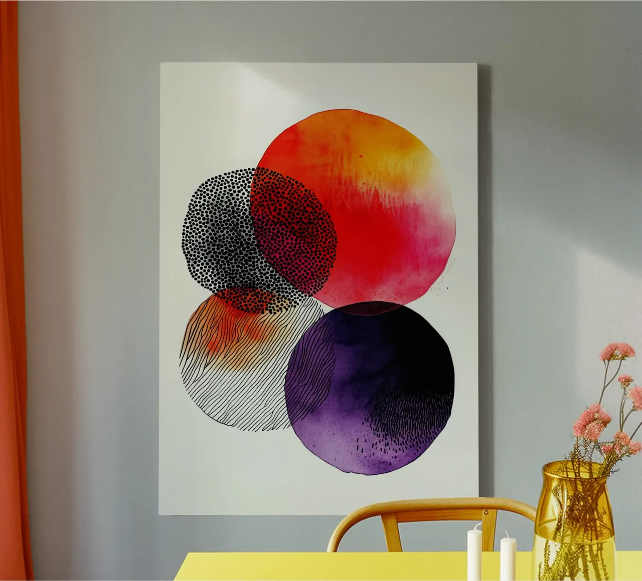 Abstraction no 12 canvas by Justyna Jaszke JBJart