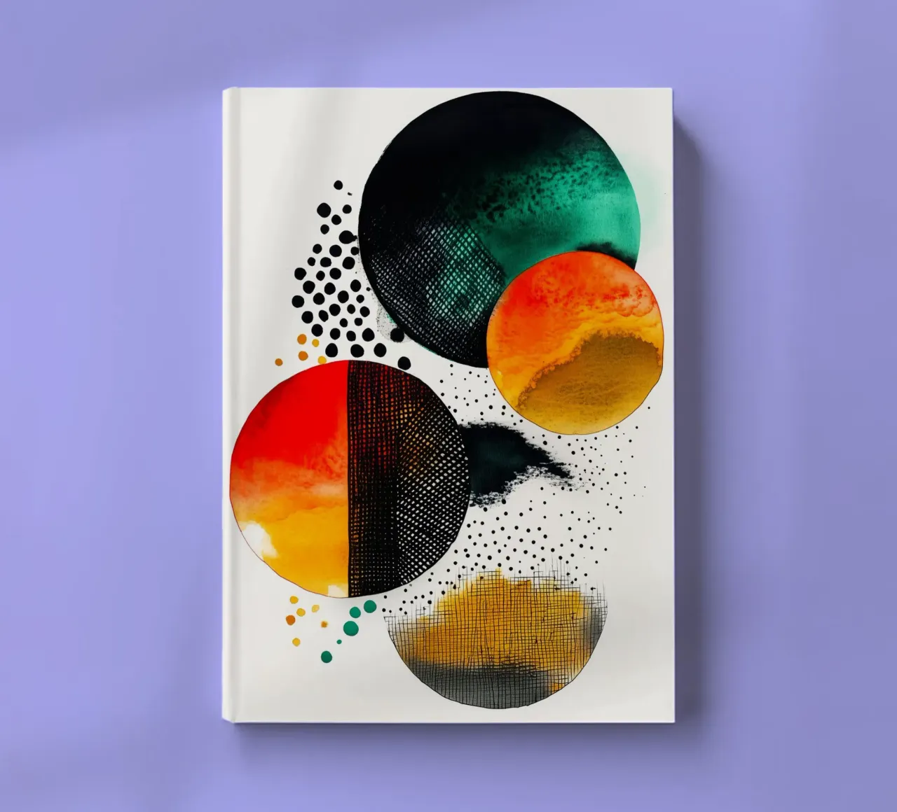 Abstraction no 13 notebook by Justyna Jaszke JBJart