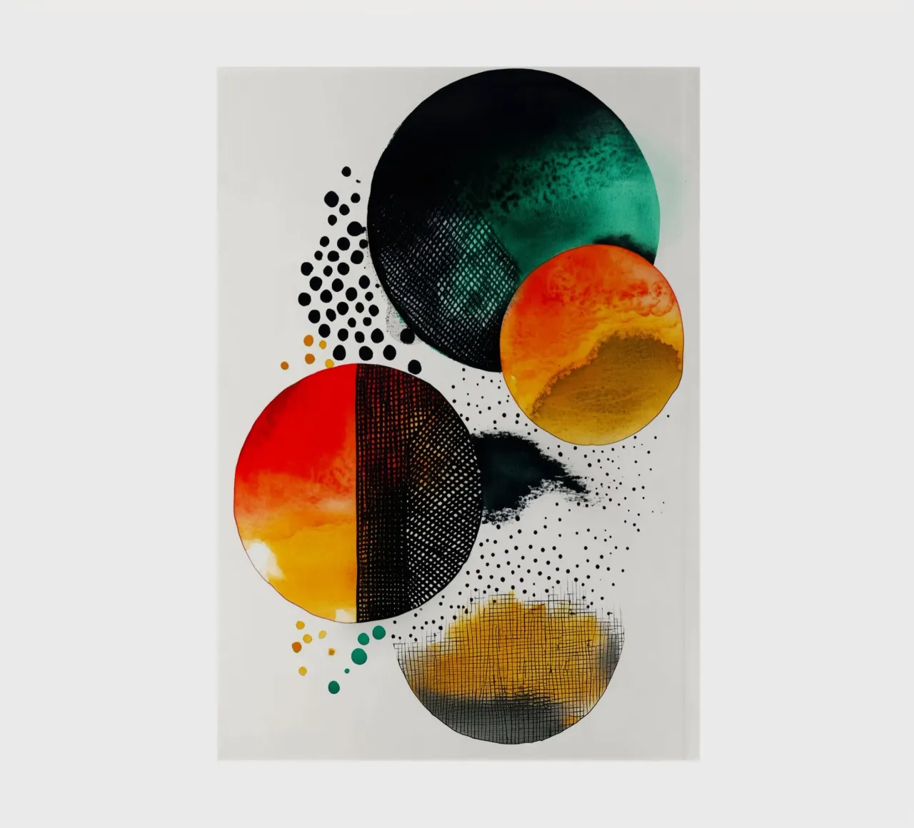 Abstraction no 13 notebook by Justyna Jaszke JBJart