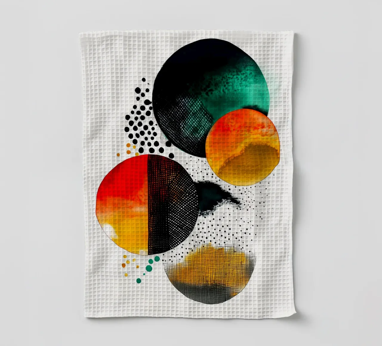 Abstraction no 13 torchon de Justyna Jaszke JBJart