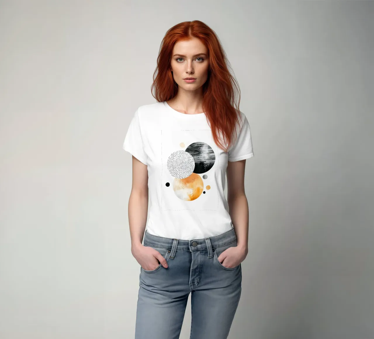 Astrazione n. 14 t-shirt da Justyna Jaszke JBJart