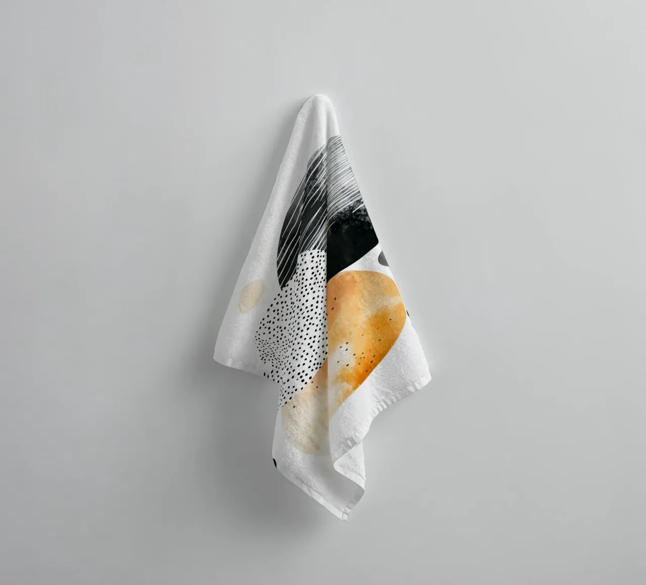 Abstraction no 14 towel by Justyna Jaszke JBJart