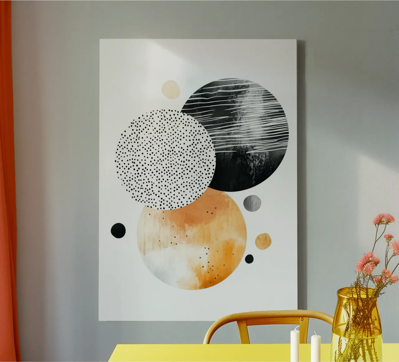 Abstraction no 14 canvas by Justyna Jaszke JBJart
