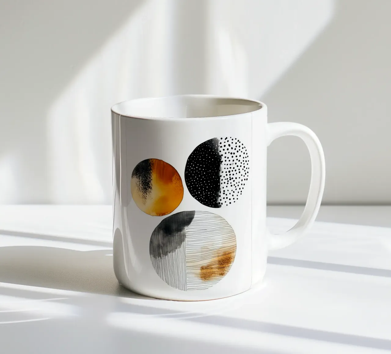 Astrazione n. 15 tazza in ceramica da Justyna Jaszke JBJart