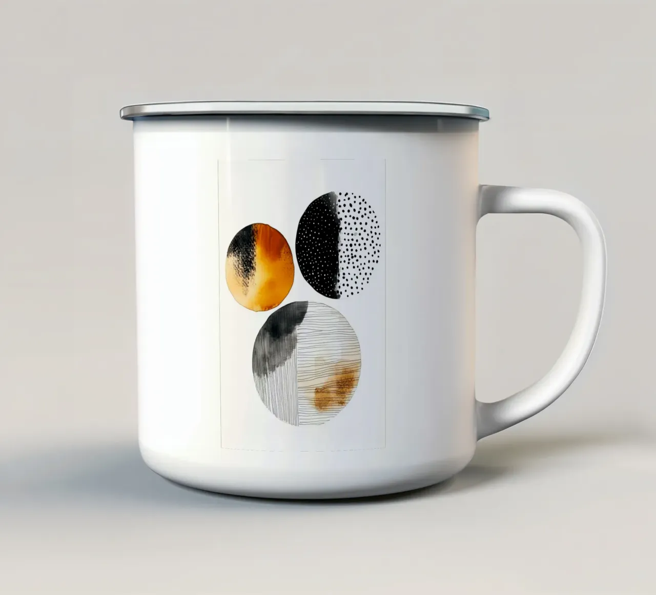Astrazione n. 15 tazza in smalto da Justyna Jaszke JBJart
