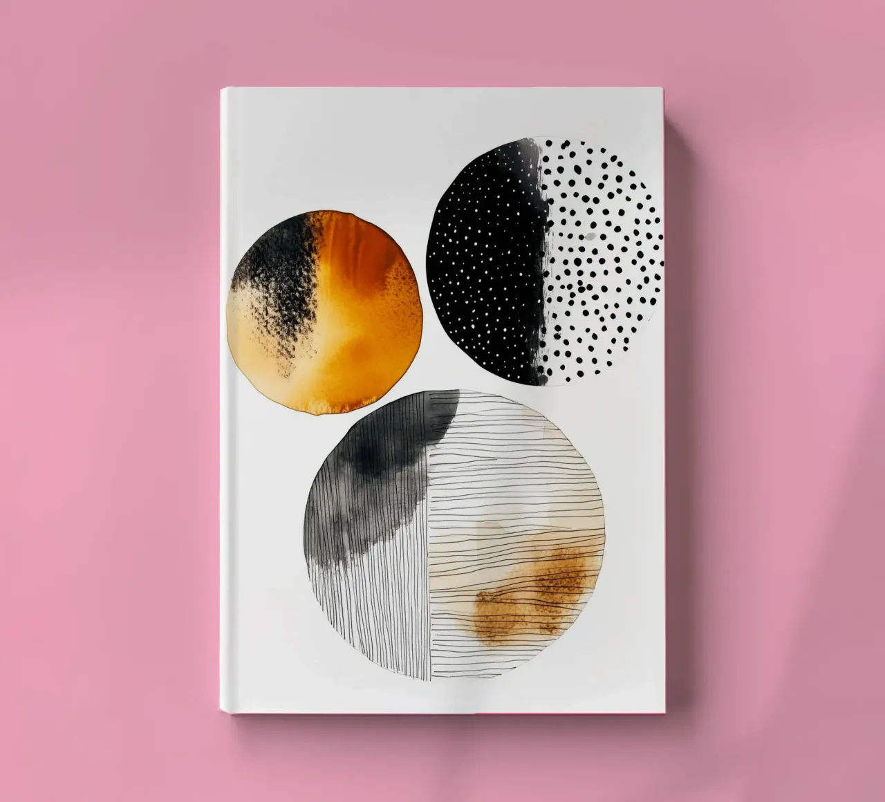 Abstraction no 15 notebook by Justyna Jaszke JBJart