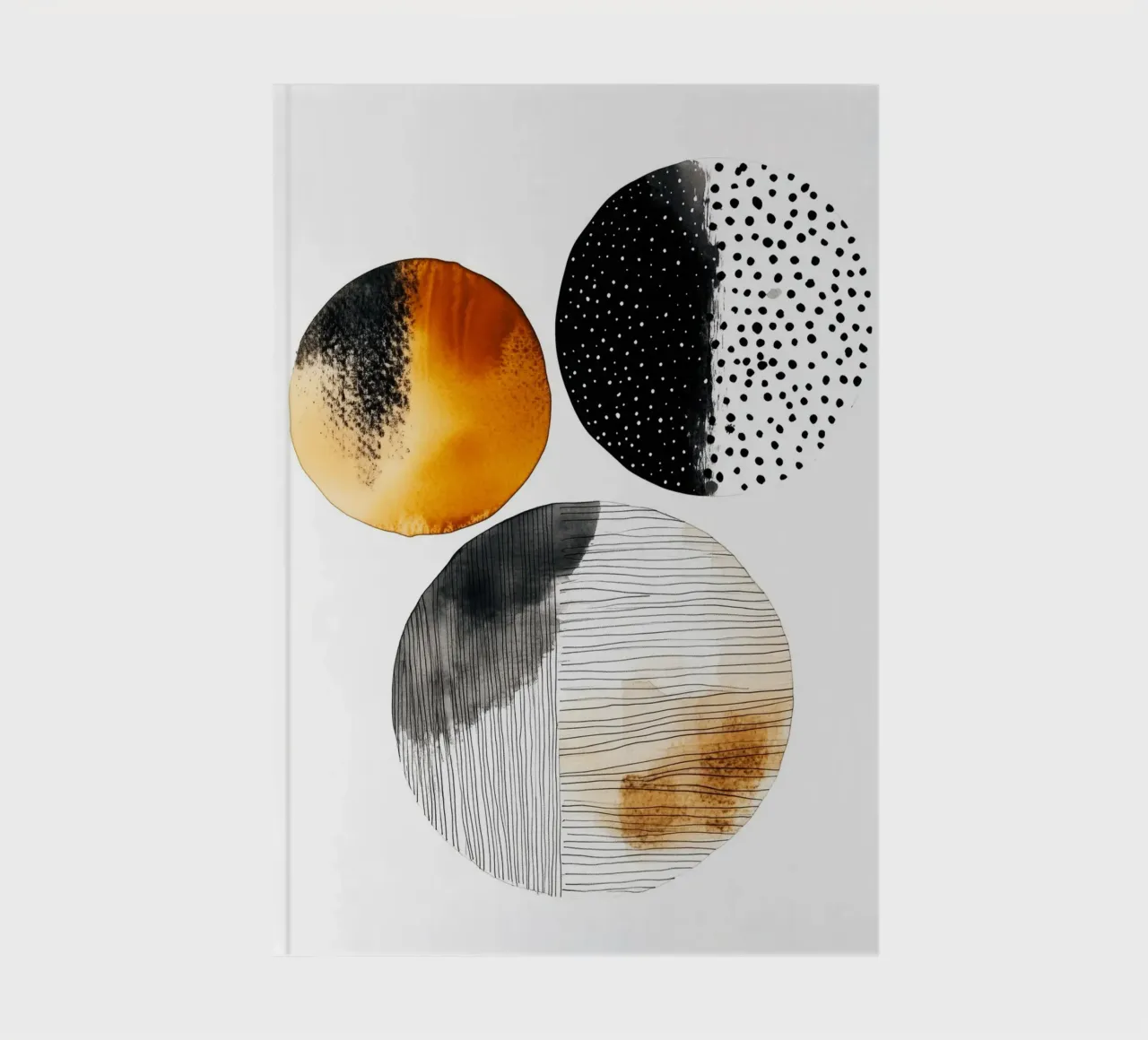 Abstraction no 15 notebook by Justyna Jaszke JBJart