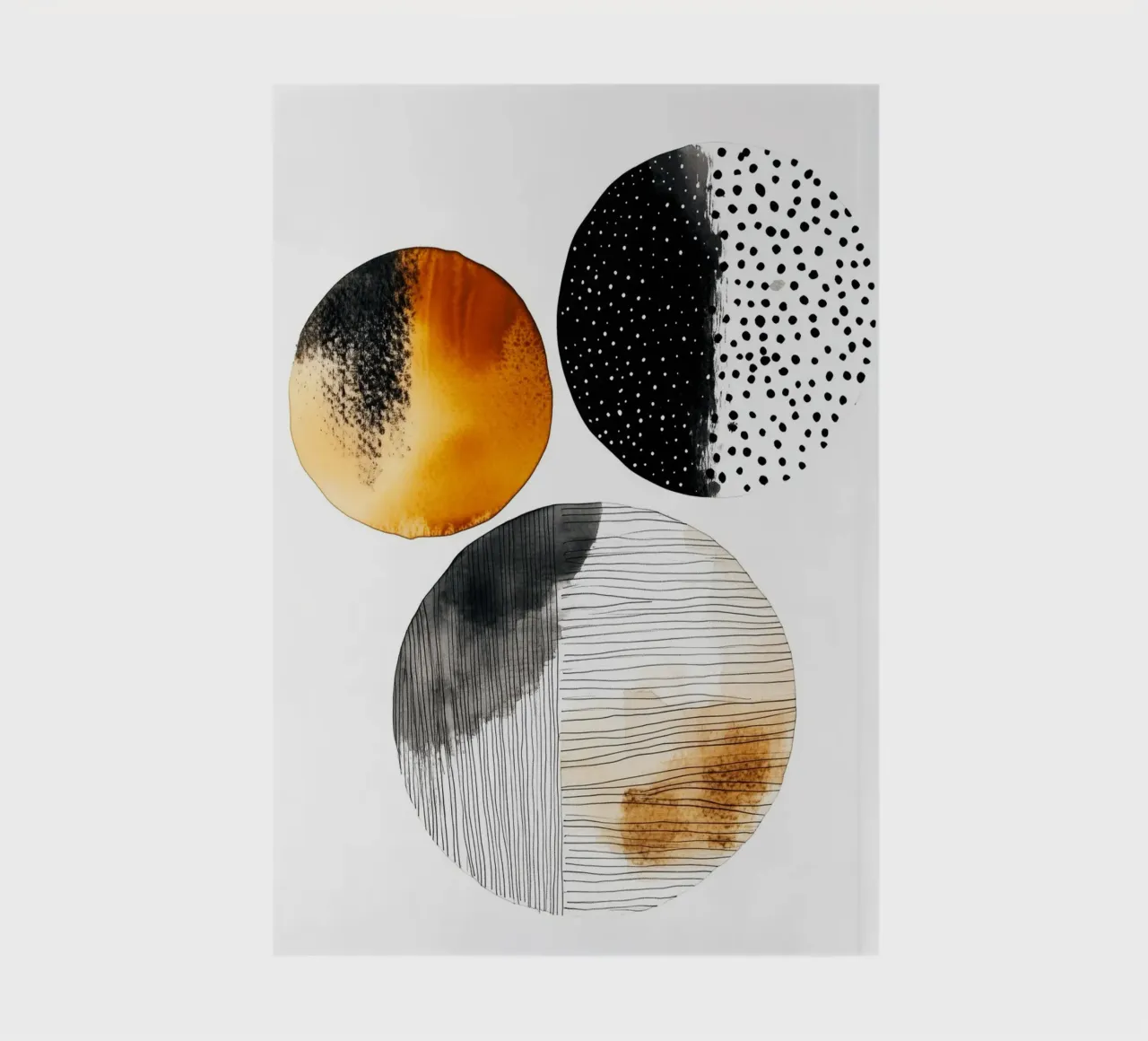 Abstraction no 15 notebook by Justyna Jaszke JBJart