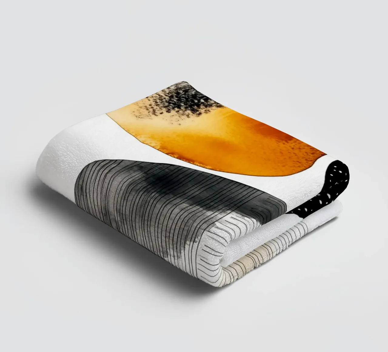 Abstraction no 15 towel by Justyna Jaszke JBJart