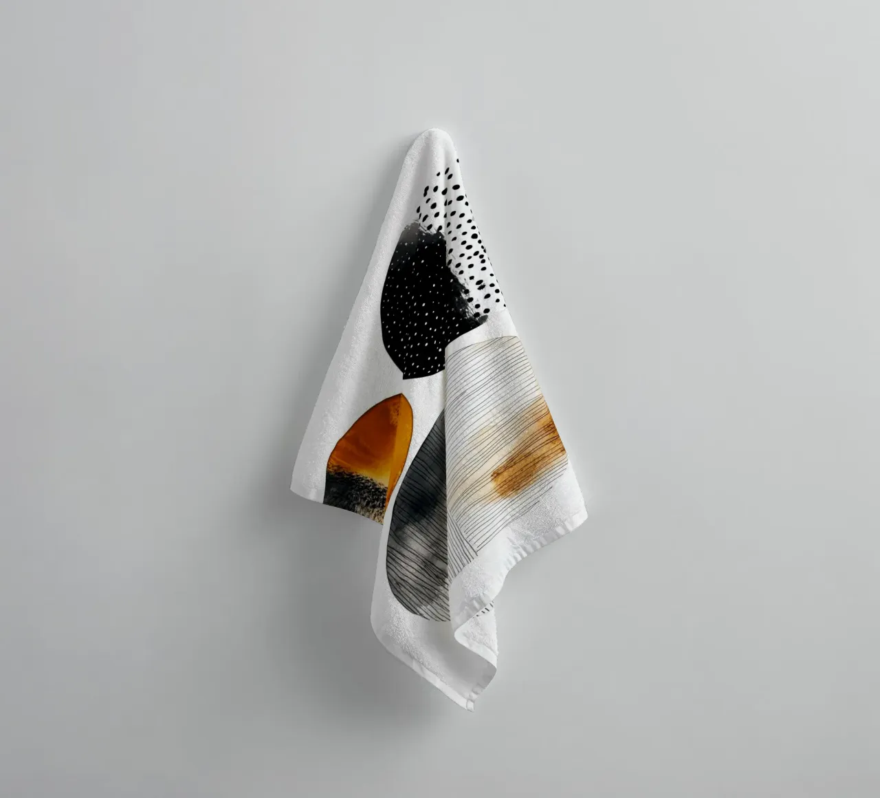 Abstraction no 15 towel by Justyna Jaszke JBJart