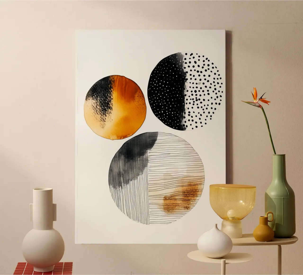 Abstraction no 15 canvas by Justyna Jaszke JBJart