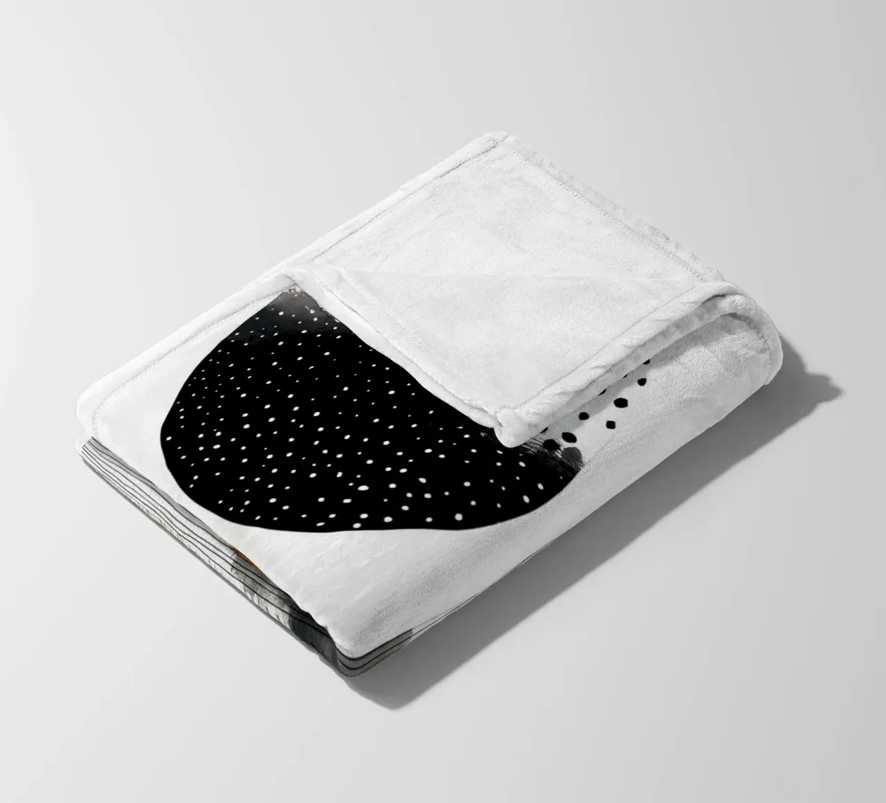 Abstraction no 15 fleece blanket by Justyna Jaszke JBJart