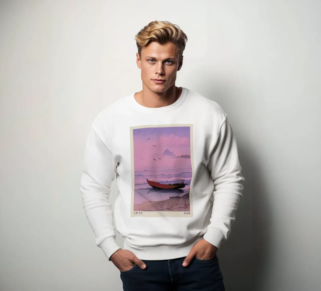 Hasui Kawase 3 felpa da Vintage by JUNIQE